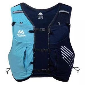 Mochila Trail Running 10 Lts Aonijoe Azul/Celeste
