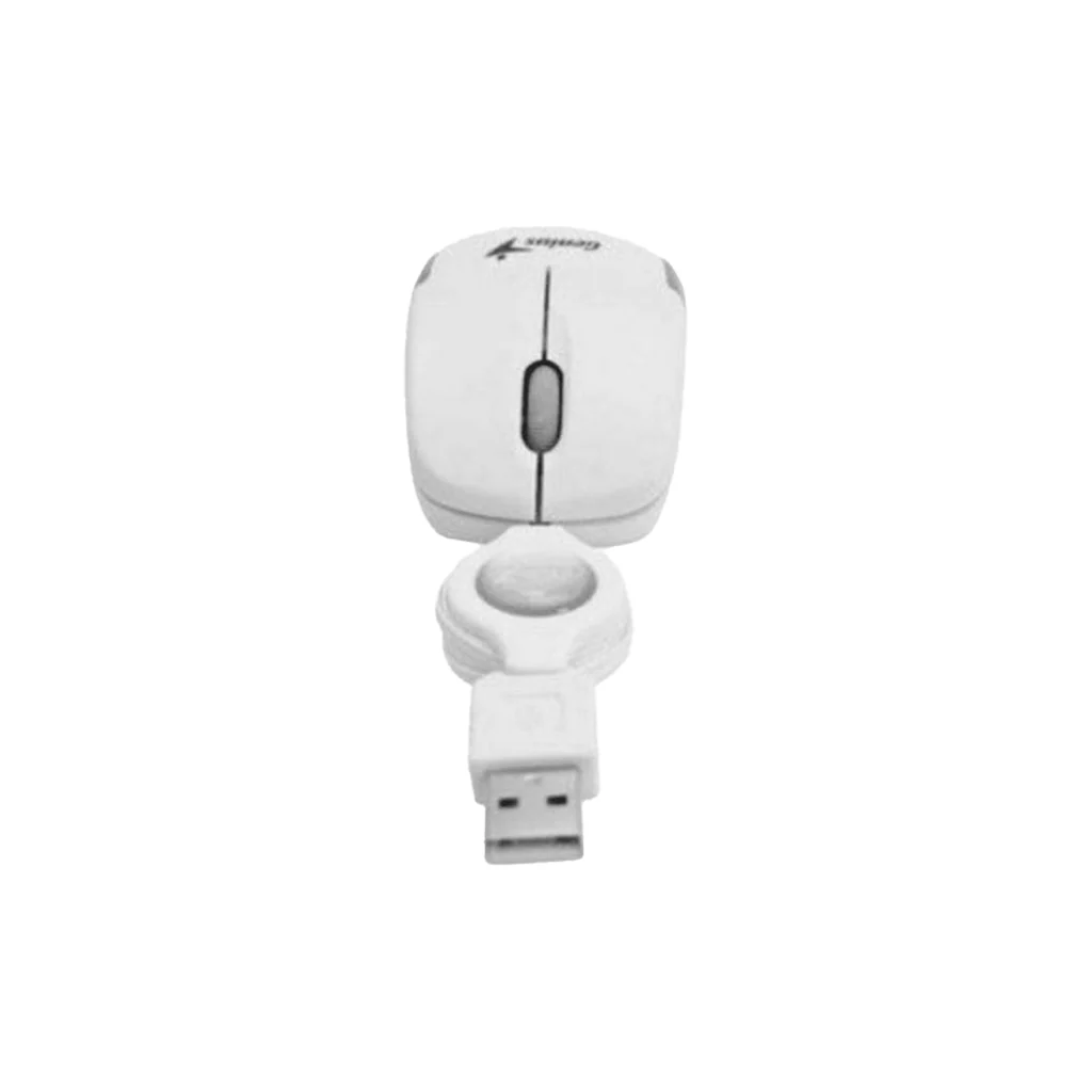MOUSE GENIUS MICRO TRAVELER | RETRACTIL | 1,000 DPI | BLANCO - Imagen 3