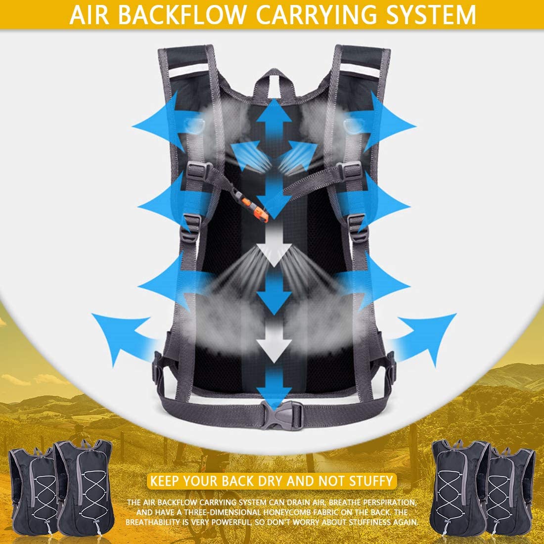 Aiface 8L Mochila de Ciclismo Ligero - Imagen 5