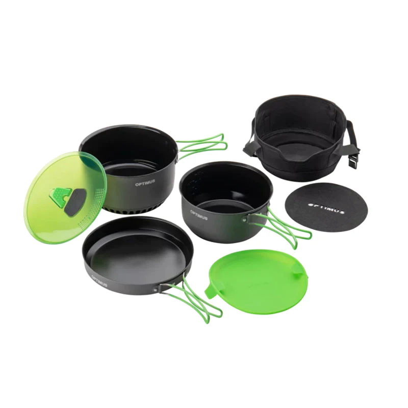 Juego 4 cazos para hornillo Optimus Terra Camp 4 Pot Set - Imagen 6