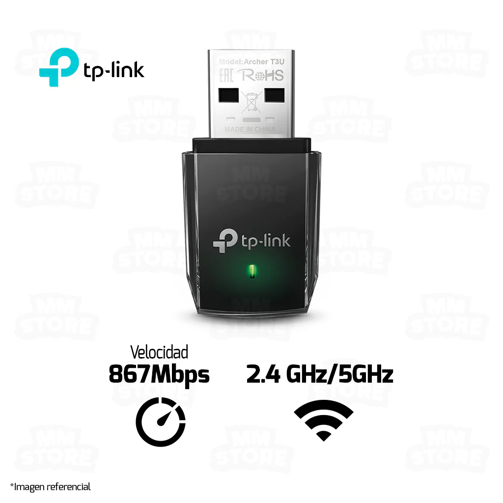 ADAPTADOR WIFI TP-LINK TL-ARCHER T3U AC1300 MINI | USB 3.0 | 2.4 GHz - 5GHz - Imagen 2