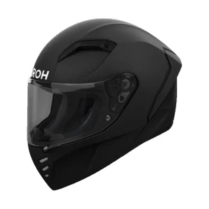CASCO INTEGRAL  AIROH CONNOR NEGRO MATE + VISOR DE COLOR HUMO CLARO