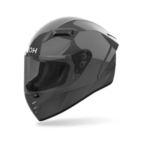 CASCO INTEGRAL AIROH CONNOR ANTHRACITE BRILLO + VISOR DE COLOR HUMO