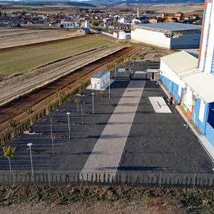 Área de servicios para autocaravanas en Corral de Calatrava