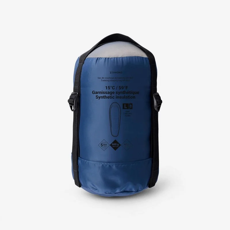 Bolsa de dormir trekking 15°C compacto MT500 SIMOND - Imagen 8