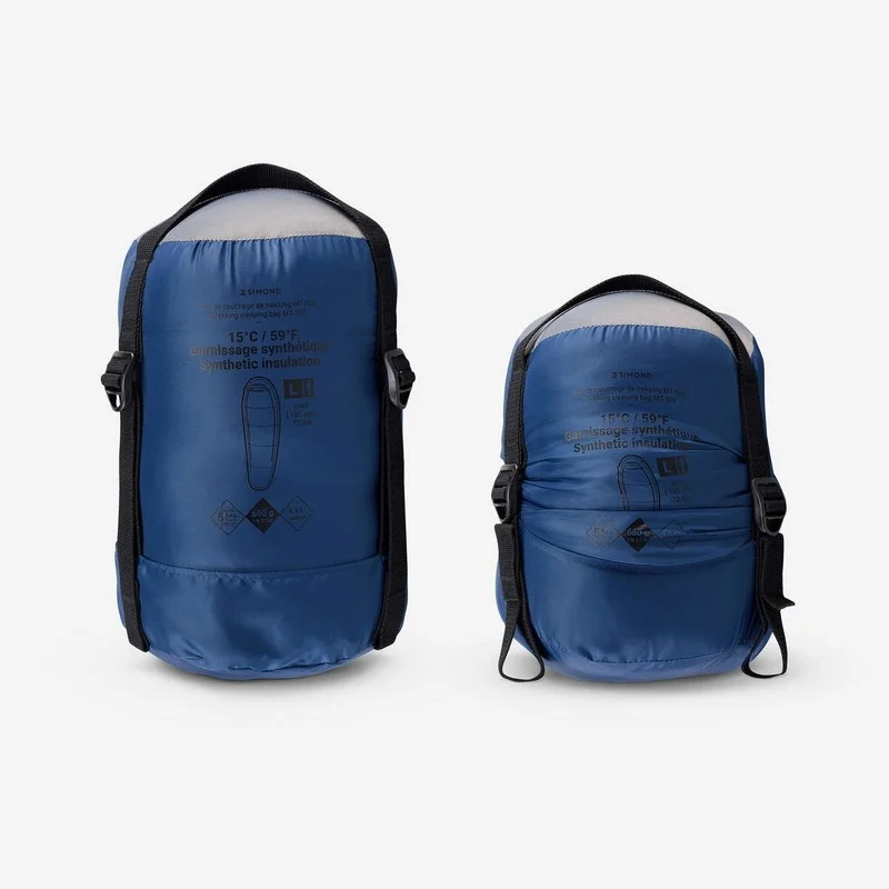 Bolsa de dormir trekking 15°C compacto MT500 SIMOND - Imagen 7