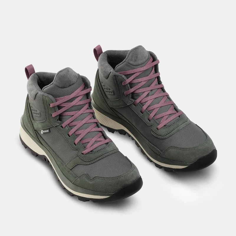 Botas de montaña impermeables de piel mujer NH500 QUECHUA