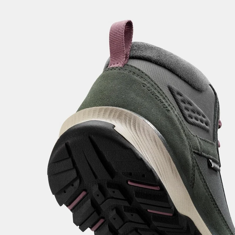 Botas de montaña impermeables de piel mujer NH500 QUECHUA - Imagen 7