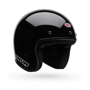 CASCO ABIERTO BELL MAGNUM NEGRO BRILLO