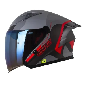 CASCO ABIERTO SHAFT 226 GT MINUET GRIS ROJO