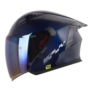 CASCO ABIERTO SHAFT 226 GT SOLID AZUL METALIZADO