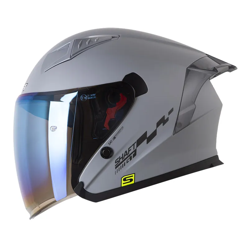 CASCO ABIERTO SHAFT 226 GT SOLID GRIS MATE - Imagen 2