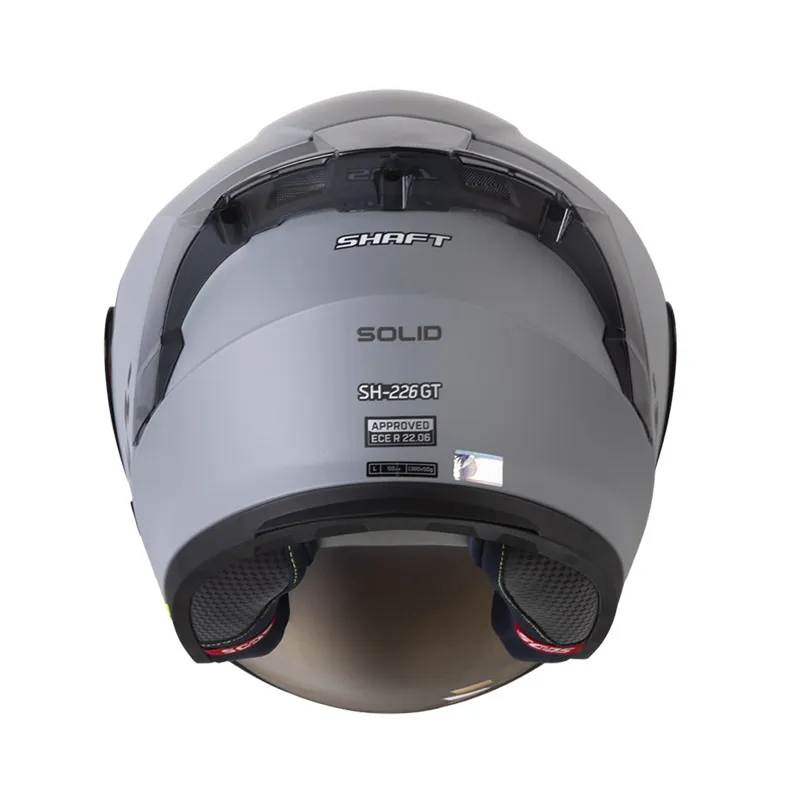 CASCO ABIERTO SHAFT 226 GT SOLID GRIS MATE - Imagen 4
