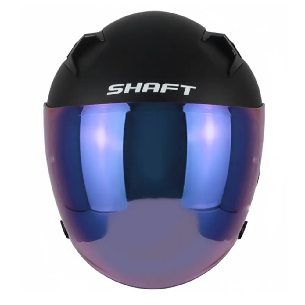 CASCO ABIERTO SHAFT 226 GT SOLID NEGRO MATE - Imagen 3