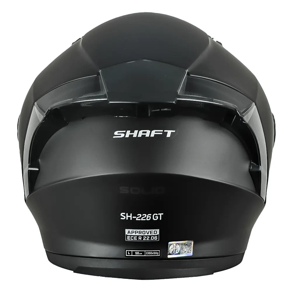 CASCO ABIERTO SHAFT 226 GT SOLID NEGRO MATE - Imagen 4
