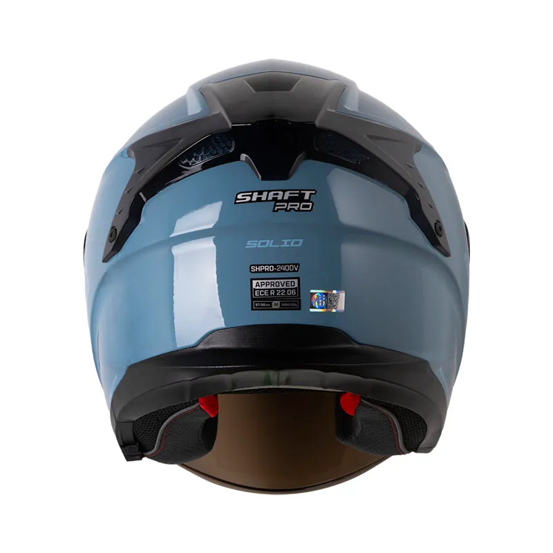 CASCO ABIERTO SHAFT PRO SERIES 240DV SOLID AZUL BRILLO - Imagen 4