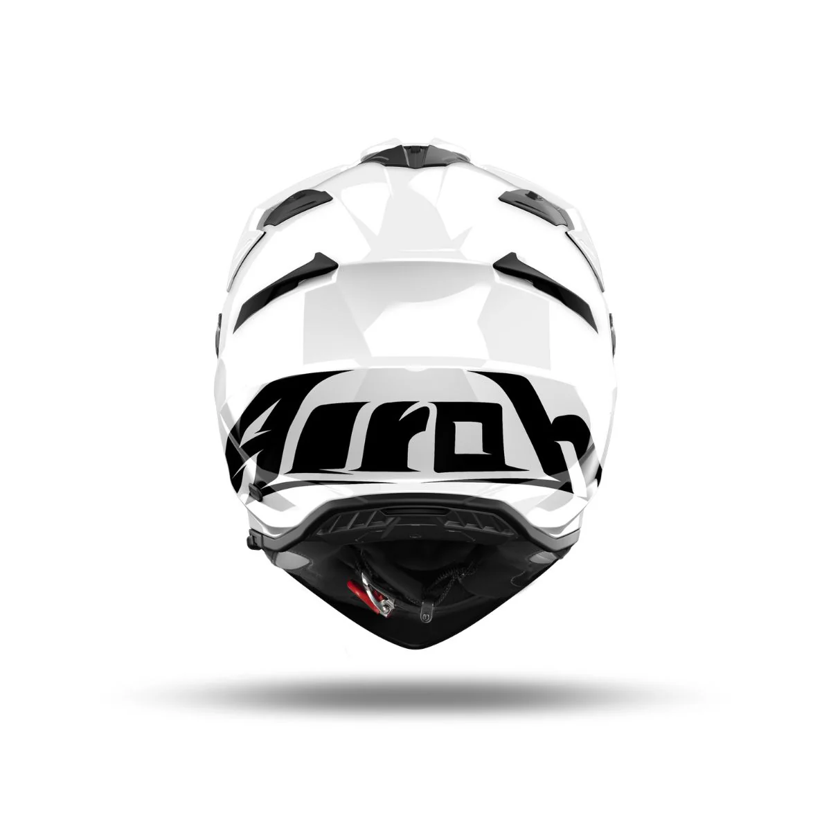 CASCO DUAL MULTIPROPOSITO AIROH BANDIT BLANCO BRILLANTE - Imagen 4