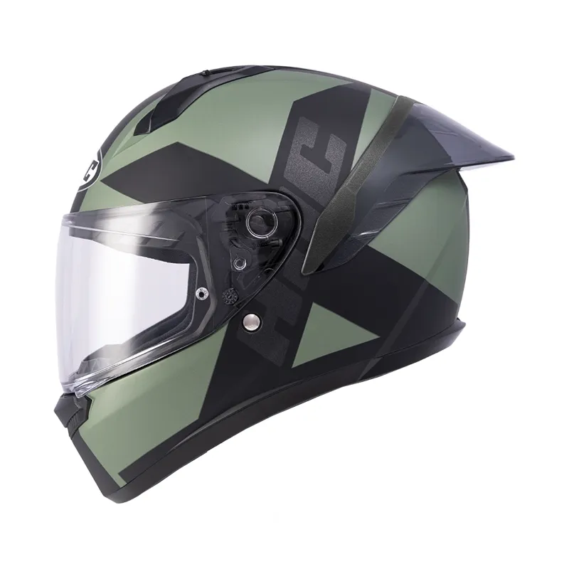 CASCO HJC C10 TEZ MC4SF VERDE NEGRO MATE - Imagen 2