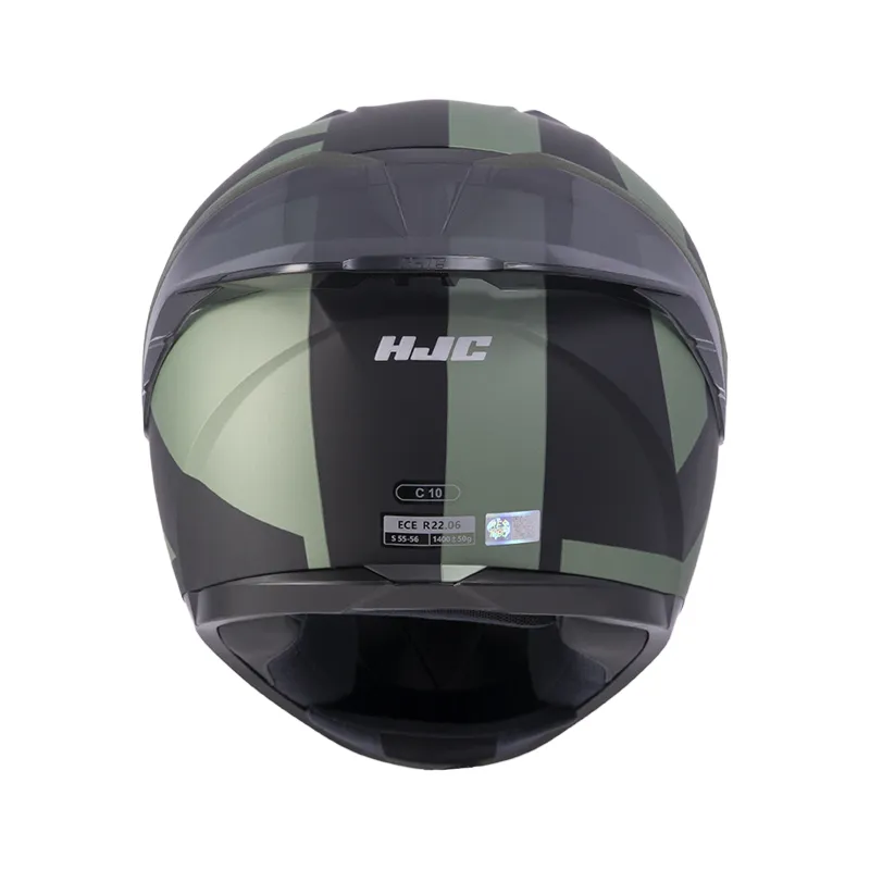 CASCO HJC C10 TEZ MC4SF VERDE NEGRO MATE - Imagen 4