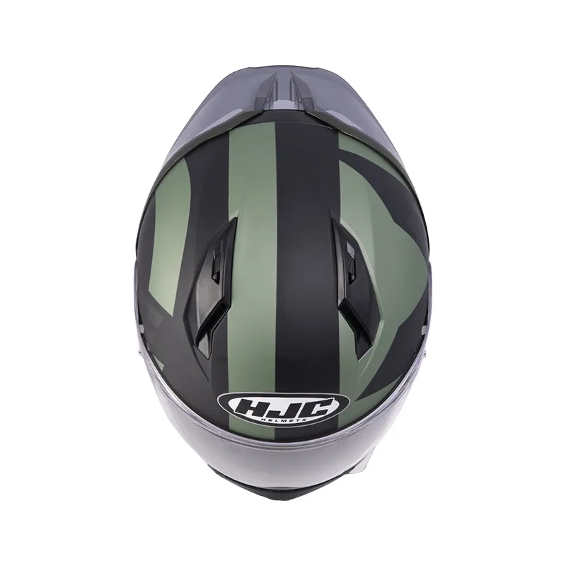 CASCO HJC C10 TEZ MC4SF VERDE NEGRO MATE - Imagen 3