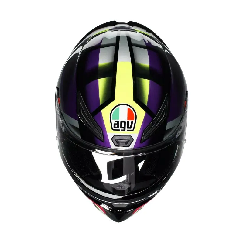 CASCO INTEGRAL AGV K1S MULTI FASTLAP MORADO BRILLO - Imagen 4