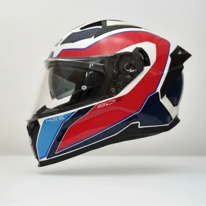CASCO INTEGRAL GIVI H50Z BLANCO ROJO AZUL BRILLANTE
