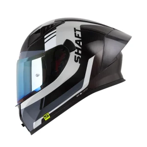 CASCO INTEGRAL SHAFT 526SP EVO TRIUMPH NEGRO BLANCO BRILLANTE
