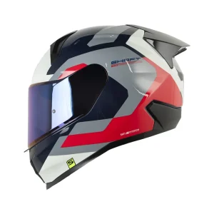 CASCO INTEGRAL SHAFT 560 EVO GUAYBARE AZUL ROJO BRILLANTE