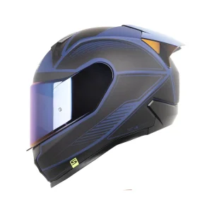CASCO INTEGRAL SHAFT 560 EVO SOLID FLOW AZUL OSCURO NEGRO MATE