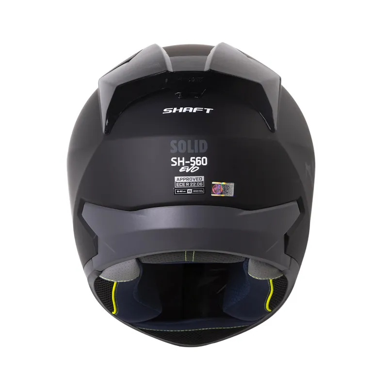 CASCO INTEGRAL SHAFT 560 EVO SOLID NEGRO MATE - Imagen 4