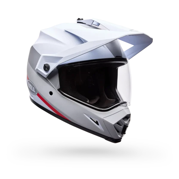 CASCO MULTIPROPOSITO BELL MX-9 ADVENTURE MIPS BLANCO ROJO MATE - Imagen 2