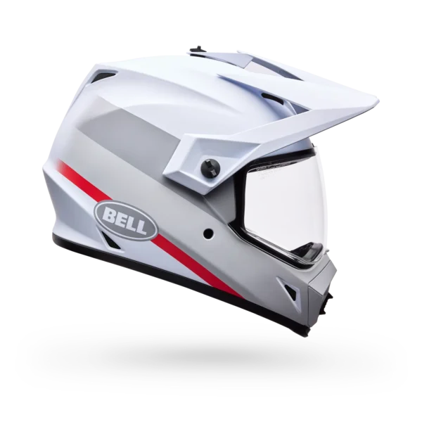 CASCO MULTIPROPOSITO BELL MX-9 ADVENTURE MIPS BLANCO ROJO MATE - Imagen 3