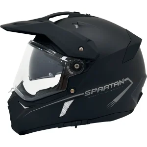 CASCO MULTIPROPOSITO SPARTAN WOLF NEGRO MATE