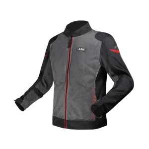 CHAQUETA DE PROTECCIÓN LS2 AIRY EVO MAN NEGRO ROJO