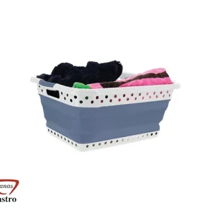 CUBO COLADA RETRÁCTIL BLANCO Y GRIS