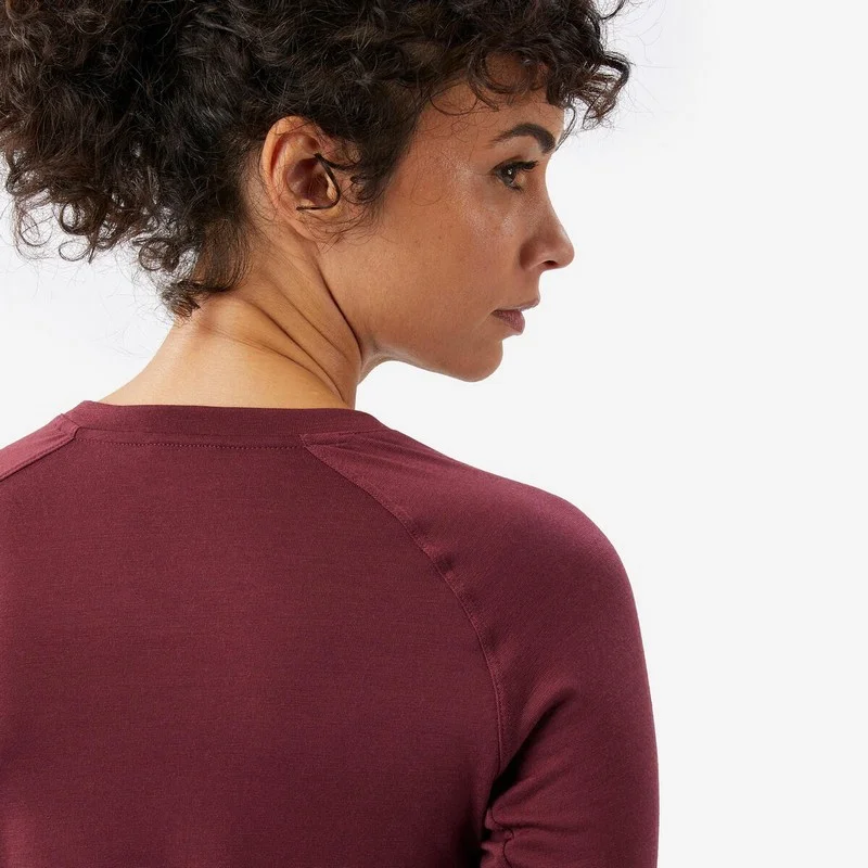Camiseta lana merino manga larga Mujer SIMOND RESIST - Imagen 5