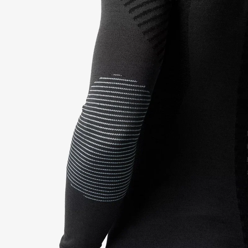 Camiseta térmica transpirable de lana merino BL900 WEDZE - Imagen 6