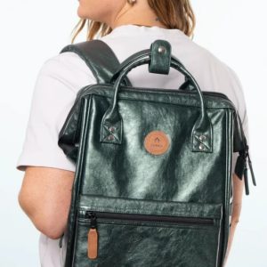 MOCHILA -BOLSO CABAIA medium Adventurer LUCERNE TWO POCKETS dark green- verde brillo