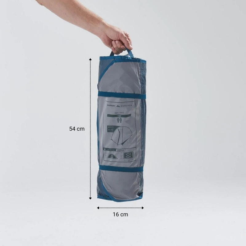Carpa para acampar 2 personas Quechua MH100 - Imagen 4