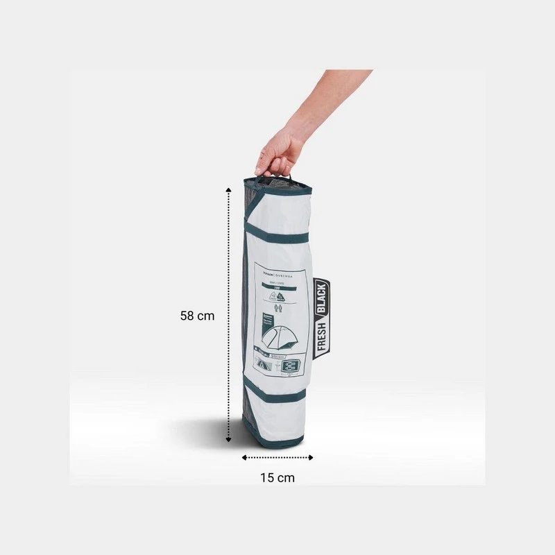 Carpa para campamento 2 personas Quechua MH100 F&B - Imagen 6