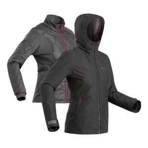 Casaca impermeable 3en1 (-8°C) forclaz TRAVEL500