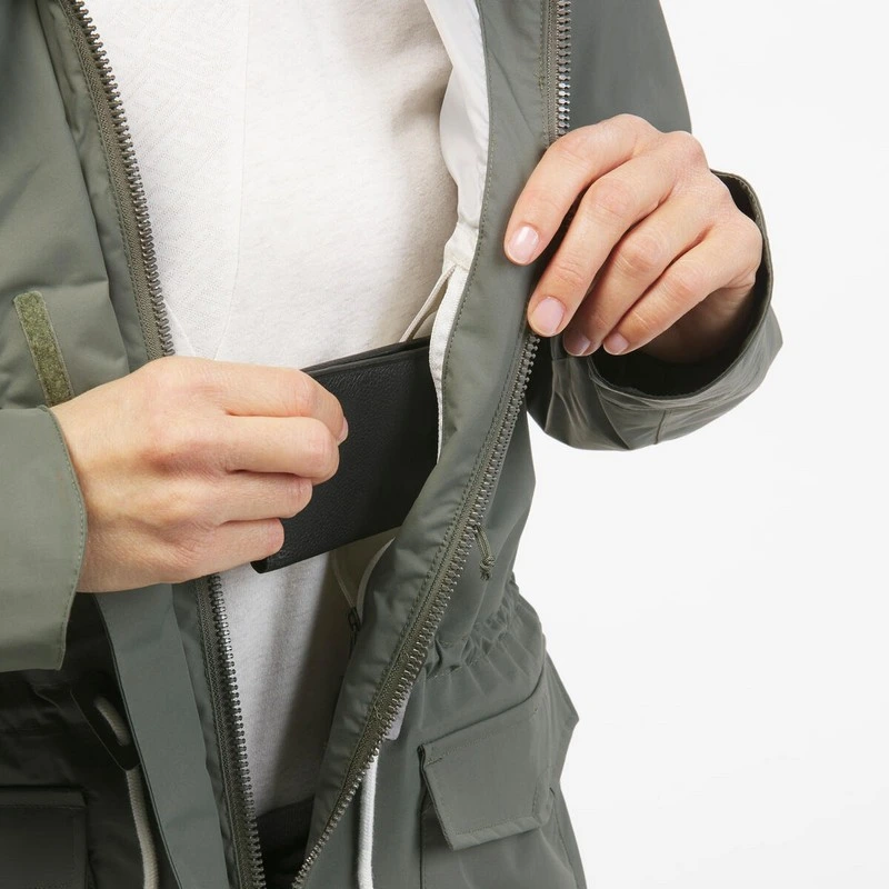 Casaca impermeable de mujer Quechua NH550 - Imagen 6