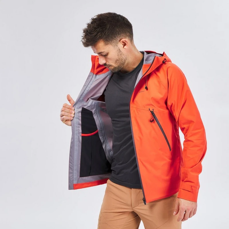 Casaca impermeable hombre Quechua MH500 - Imagen 8