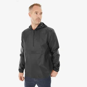 Casaca para lluvia media cremallera RAINCUT Quechua