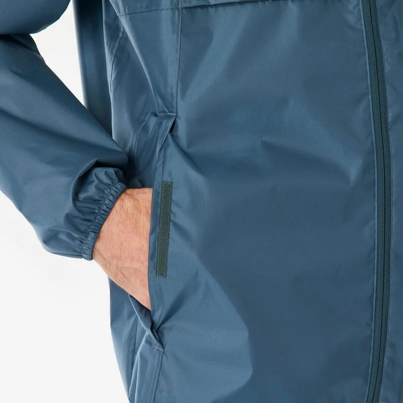 Chubasquero impermeable cremallera entera Quechua Raincut - Imagen 5