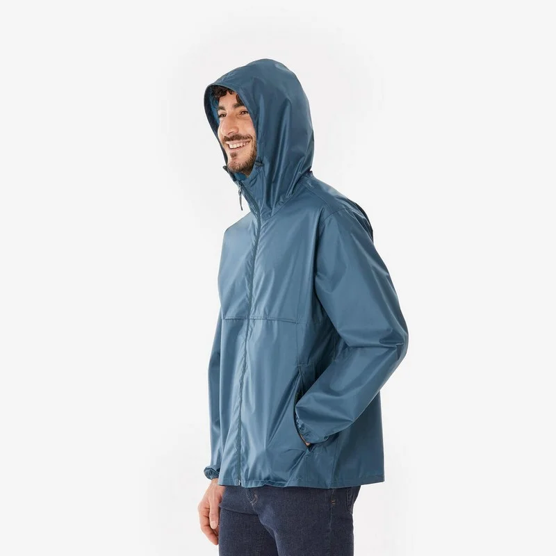 Chubasquero impermeable cremallera entera Quechua Raincut - Imagen 7