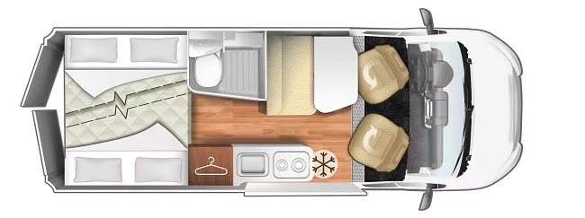 Furgoneta camper de alquiler Roller Team Livingstone 5 - Imagen 9