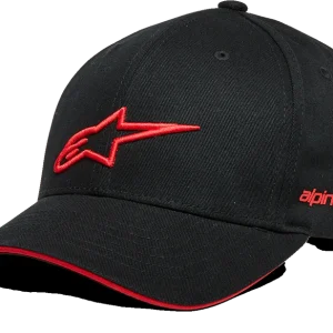 GORRA ALPINESTARS ROSTRUM NEGRO ROJO