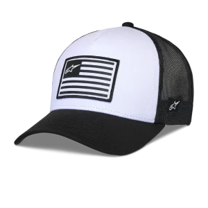 GORRA ALPINESTARS SNAPBACK FLAG BLANCO/NEGRO
