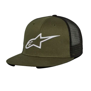 GORRA ALPINESTARS CORP TRUCKER VERDE/NEGRO